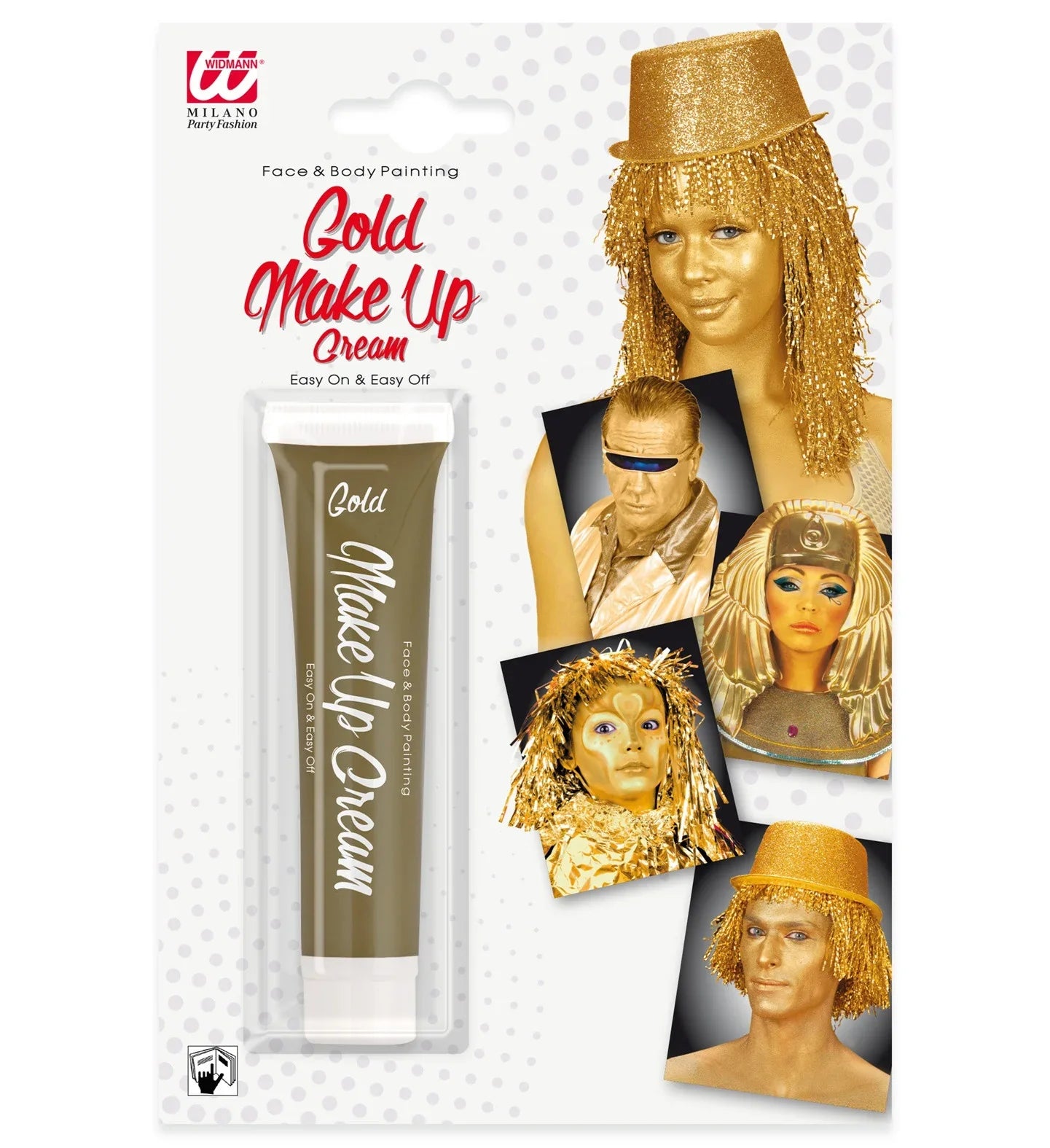 Maquillaje en crema Dorado Maquillajes y Pinturas Widmann